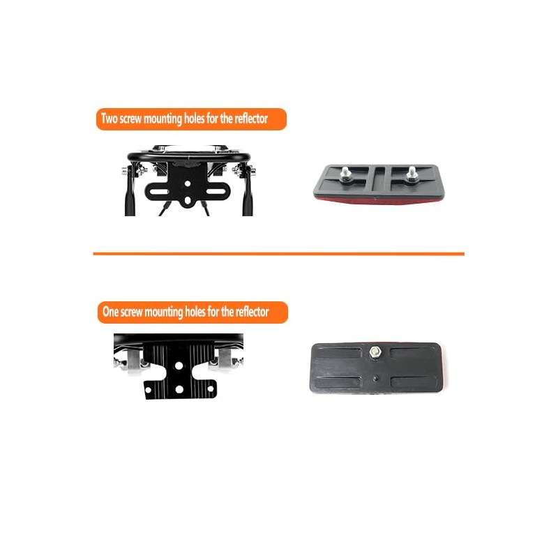 YONTUO Rear Bike Rack Reflector