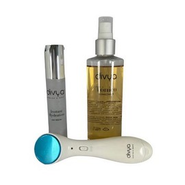 DIVYA l Kit Hidratacin Facial  Cosmetiquera de Regalo, para piel Hidratada, Firme y luminosa, para todo tipo de piel                                  