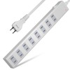 SAYBOUR Power Strip, Strong Magnets, 8 Magnets, Extension Cord, Bulk