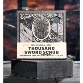 DR. Squatch Dr Squatch Thousand Sword Scrub Game of Thrones Limited Natural  5oz Soap Bar