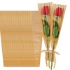 BEISHIDA 100 Pcs Single Rose Sleeve Bouquet Bags Kraft Paper