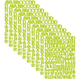 YMSDZHL 10 Sheets 1320 Alphabet Stickers Letter Sticker Vinyl Self-Adhesive Number Vinyl Stickers, Mailbox Numbers Labels DIY Crafts Art Making, Decals for Sign,Notebook,Classroom Decor