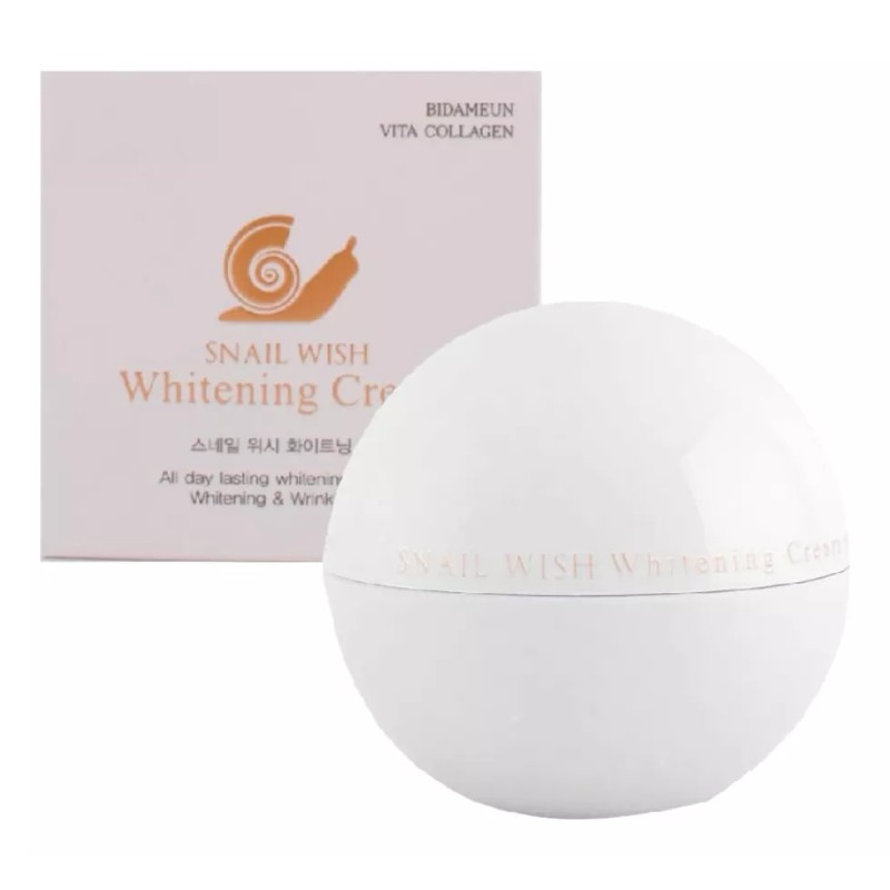 Bidameun Siyoul Crema Para Antiarrugas Y Manchas, Snail Wish Whitening