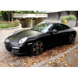 VViViD+ Satin Black Vinyl Detailing Pinstriping Trim Tape 2” x 20ft