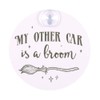 Witchy Car Accessories: Fun Window Sign for Quirky Commute Decor