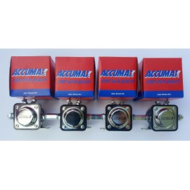 Accumax solenoids Set of 4 with Coupling Nuts Included Low Rider & More USA Made