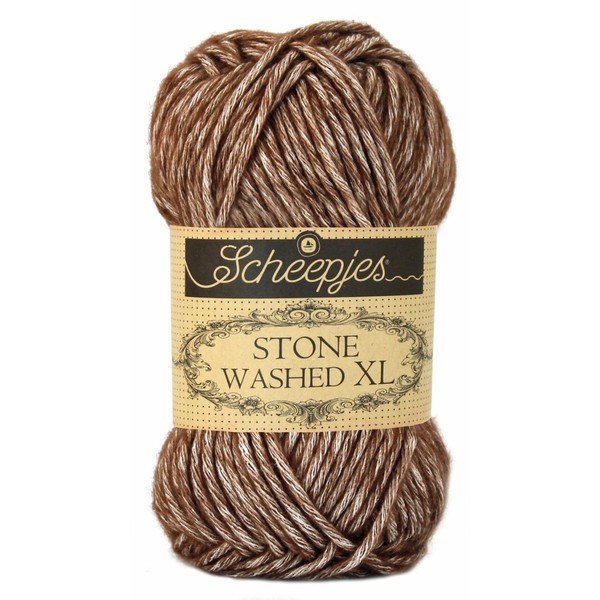 Scheepjes Stone Washed XL Col. 862 - Brown Agate, 50
