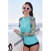 BesserBay Womens Rash Guard Swimming Long Sleeve Quick Drying Sun