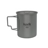 Kuvik 450ml Titanium Cup with Lid - Ultralight and Compact