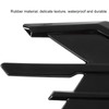 2Pcs/Set Car Side Cover Air Vent Trim Glossy Black Rubber