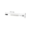 VICASKY Rhinestone Eyebrow Brush Comb: Dual-ended Design with Angled Flat
