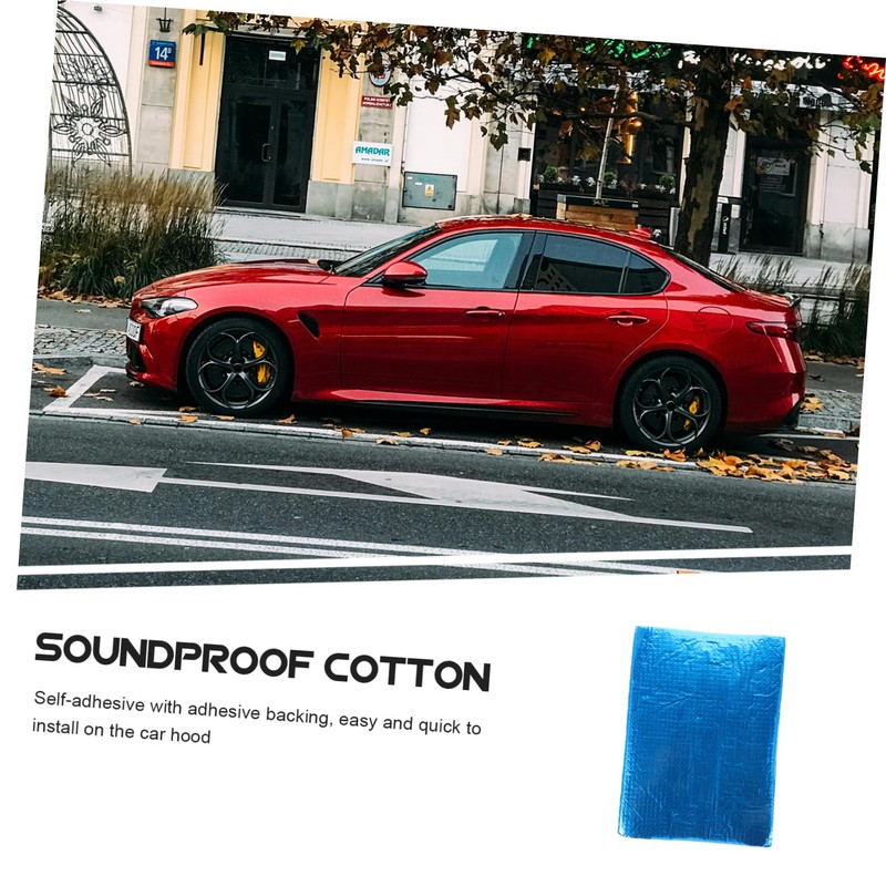 Gatuida 10pcs Car Sound Insulation Cotton Automotive Sound Deadening Mat