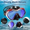 Yimserk Snorkeling Gear for Adults – Anti-Fog Panoramic Snorkel Mask