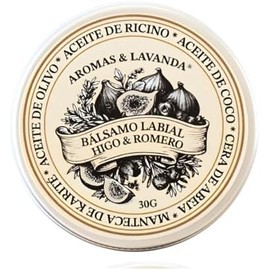 Bálsamo labial nutritivo con Karité. Higo y romero. Protección intensa Nutritivo con Cera de abeja y manteca de Karité. Sin Parabenos. 30 g. AROMAS & LAVANDA
