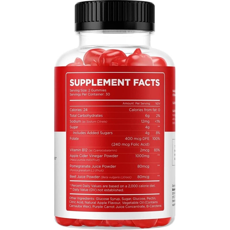 Rillvo OptiPlex Keto Gummies, OptiPlex ACV (60 Gummies)