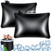 2 Pack(12L) Large Refillable Ice Bath Bags Water Chiller,Bathtub Freezer