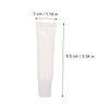 NOLITOY 10pcs Refillable Lip Gloss Tubes Transparent Lip Gloss Storage