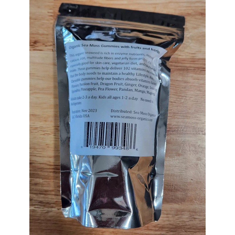 Sea Moss Gummies with Fruits 100% Natural