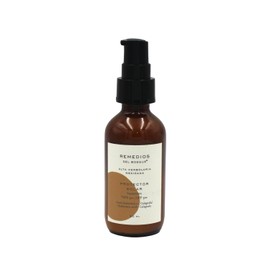 Remedios del Bosque Protector Solar Facial FPS30+ con Ácido Hialurónico Vegetal y Calaguala, 60 ML.