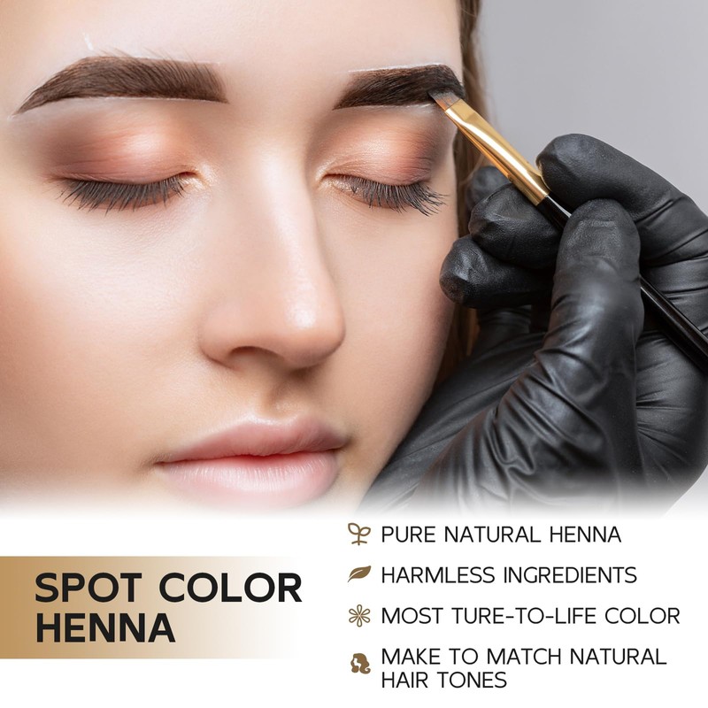 (Upgrade) Simpout Henna Hair Kit - 6 grams, Spot Color