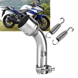 Exhaust Connector Adapter, Exhaust Middle Pipe, Motorcycle Exhaust MidPipe Middle Pipe Link Connect Adapter for R25 or R3 2015 2018