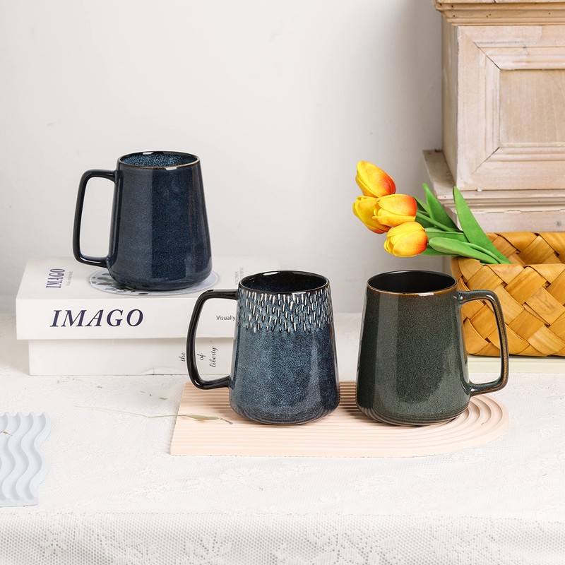 Large Ceramic Coffee Cups, 24 oz / 700 ml Extra
