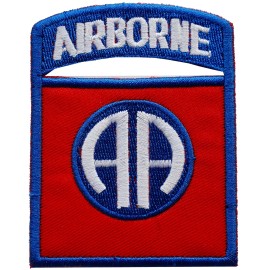 82nd Airborne Infantry Division MILITARY MORALE Embroidered IRON-ON PATCH
