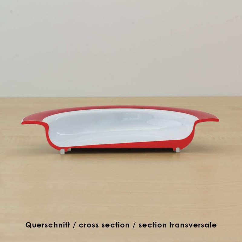Ornamin Bowl with Sloped Base Ø 15 cm Green (Model