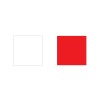 The Pixel Hut White with Red Hood Stripes for Mini