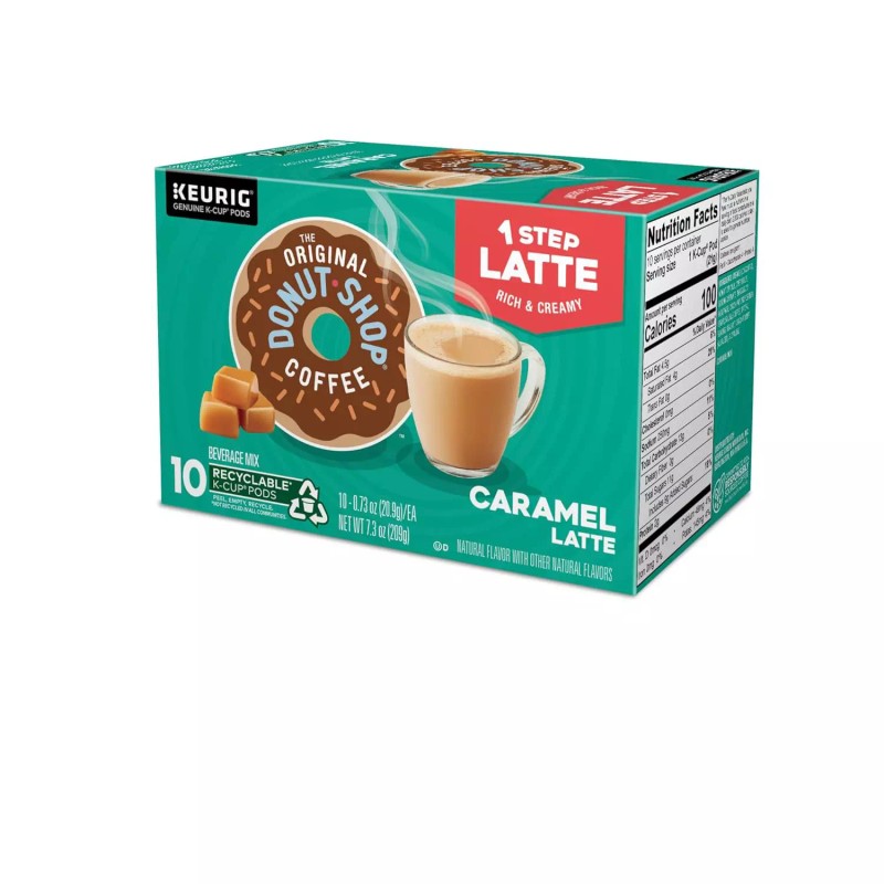 The Original Donut Shop, One Step Latte - Caramel Latte