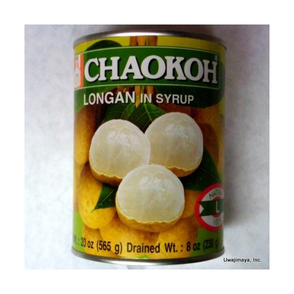 Chaokoh Longan in Syrup, 20 Ounce