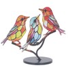 Alloy Metal Bird Series Home Decoration Stress Relief Base Removable