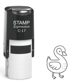 stampexpression - Duck Self Inking Rubber Stamp - Black Ink (A-62192)