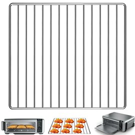 GWYXC Air Fryer Rack for Ninja Foodi 8 in 1 SP101 Digital Air Fryer Countertop Oven, 13.4''*13.4'' Stainless Steel Air Fryer Accessories Roasting Steamer Grill Racks Baking Tray，Dishwasher safe