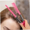 OATIPHO 2Pcs Lightweight Shaped Hair Straightening Comb Durable Hairdressing Brush