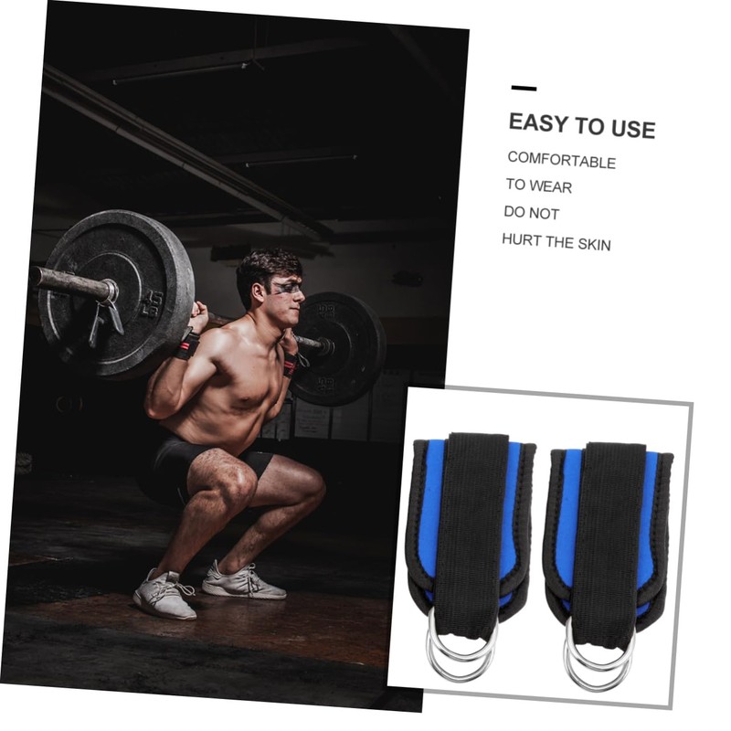WHAMVOX 1 Pair Fitness Padded Ankle Straps for Cable Machines