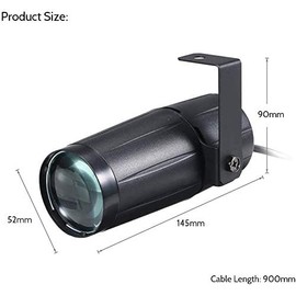 Lixada Pinspot - Lámpara LED de 10 W, mini haz de luz para iluminación para fiestas familiares, decoración del hogar, bar, club, pub, DJ, concierto, boda, color rojo