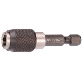 Bohrcraft Quick Lock Magnetic Bit Holder for 1/4 Inch Bits, 100 mm long/Box, Pack of 1, 63301501110