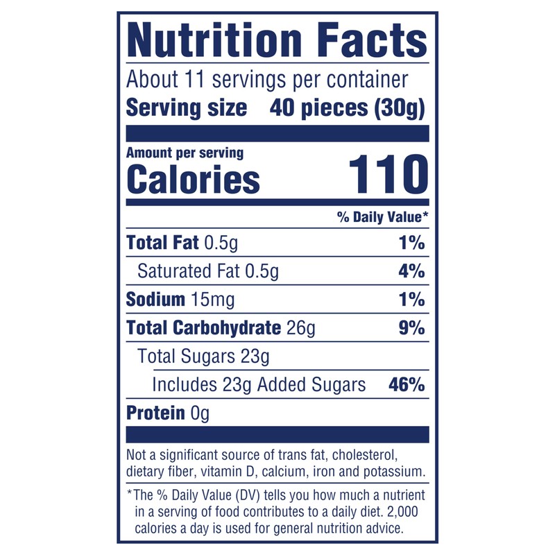 SweeTARTS Mini Chewy Candy, Mixed Fruit Flavors (Cherry, Grape, Lemon,