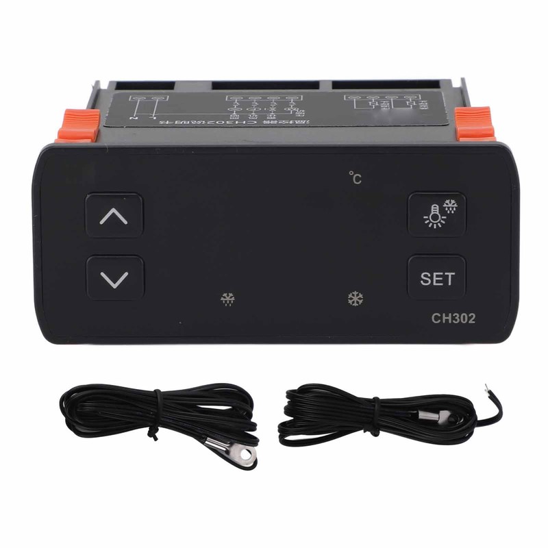 Digital Temperature Controller Dual Sensors Refrigerating Defrosting Alarm Smart Thermostat