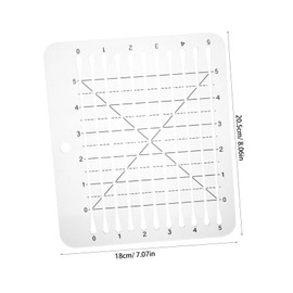 Gadpiparty Quilt Strip Rulers: Quilting Ruler Slotted - Sewing Gauge Tool for Patchwork Quilting Sewing Fabric Precise Cutting Pattern Making