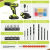 PULITUO'S 20V Cordless Drill/Driver, Electric Screwdriver - 2 Batteries, 30Nm,