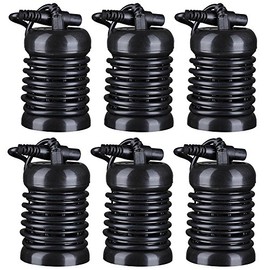 AW 6 Pack Round Arrays for Ionic Detox Foot Bath Spa Cleanse Machine Replacement Array Accessory Black