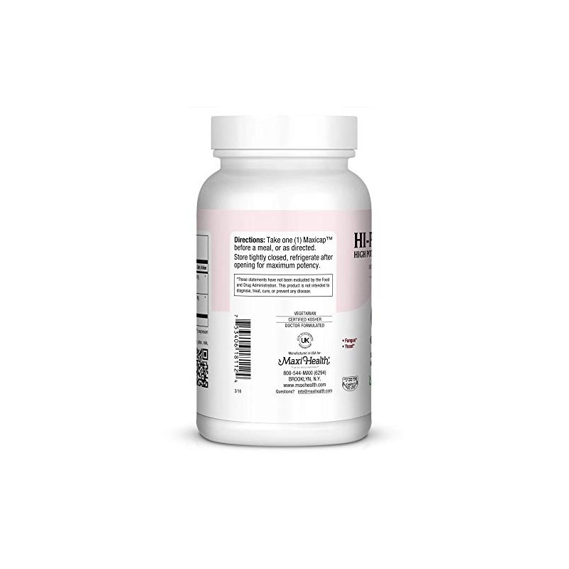 Maxi Health Hi-Po Dophilus - Probiotic Supplement - Lactobacillus &