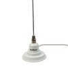 Hustler IC100W CB Radio Antenna Magnetic Base 41" Whip (White)