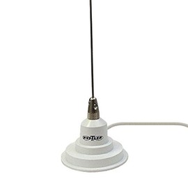 Hustler IC100W CB Radio Antenna Magnetic Base 41" Whip (White)