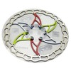 ASHIMA-LTD Ai2 ARO-09 Lightest Disc Brake Rotor 160mm 73g,2PCs, Multi-Color:
