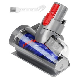 Mini Motorized Tool Brush Head Compatible with Dy-son V7 V8 V10 V11 V15 SV10 SV11 SV12 SV14 Vacuum, Anti-Tangle Hair Screw Tool Attachment Replacement Head Part No. 971426-01 for Long Hair & Pet Hair