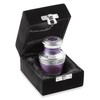 Reminded Small Cremation Keepsake Urn for Human Ashes, Lavender and