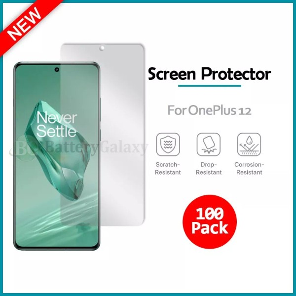 For OnePlus 100-Pack LCD Ultra Clear HD Screen Shield Protector
